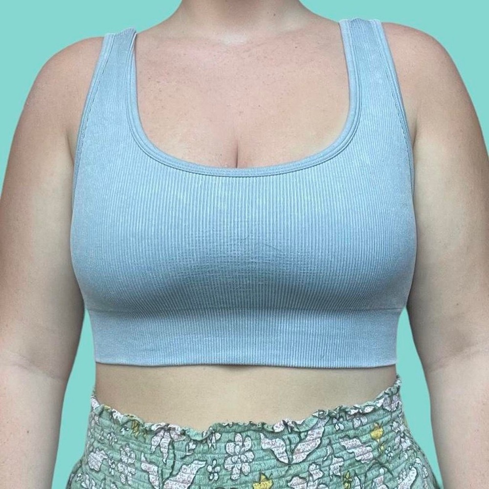 Blue Sports Bra